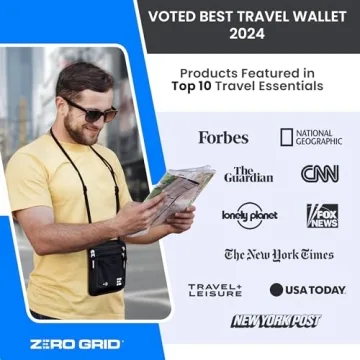 RFID Neck Wallet for Secure Travel - Slim & Stylish