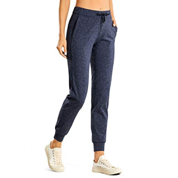 CRZ YOGA 4-Way Stretch Golf Joggers for Women, 27" Casual Travel Workout Pants, Lounge Athletic Swea...