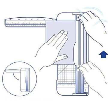 12 Inch Guillotine Paper Trimmer with Safety Guard & Ruler