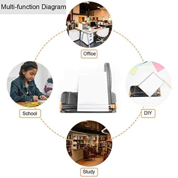 12 Inch Guillotine Paper Trimmer with Safety Guard & Ruler