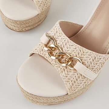 Coutgo Women's Platform Wedge Sandals for Summer Style