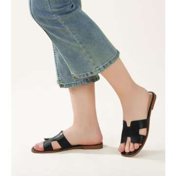 Ankis Women's Fashion Slide Sandals - Comfortable & Stylish