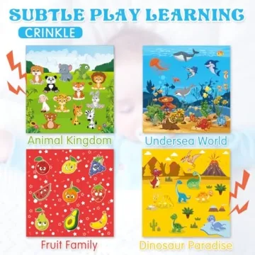 Aiduy Baby Tissue Box Toys for 6 to 12 Months