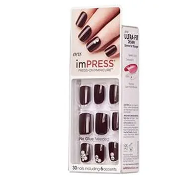 Impress Kiss ImPress Press-On Manicure Nails BIP501F Attention