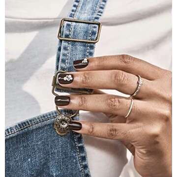 Impress Kiss ImPress Press-On Manicure Nails BIP501F Attention