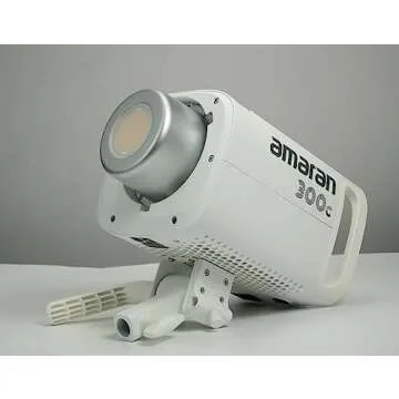 Aputure Amaran 300c RGB COB Video Light Bowen Mount 2,500K to 7,500K CCT with G/M Adjustment 26,580 lux @ 1m with Hyper Reflector (White (300c))