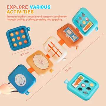 SOSUSHOE Montessori Busy Board for 1 Year Old