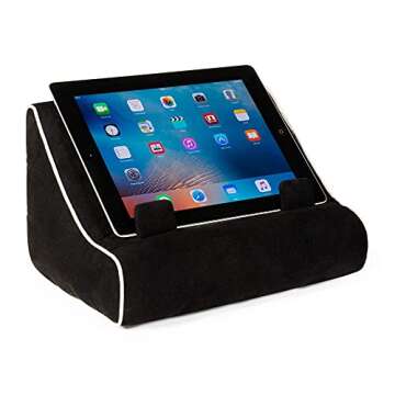 Gifts for Readers & Writers Book Couch iPad Stand | Cushioned Tablet Stand & Book Holder| Reading Pi...