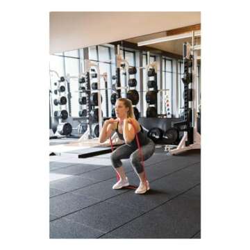 SKLZ Professional Grade Strength Training Resistance Band (40-Inch), Medium, Red