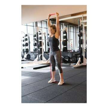 SKLZ Professional Grade Strength Training Resistance Band (40-Inch), Medium, Red