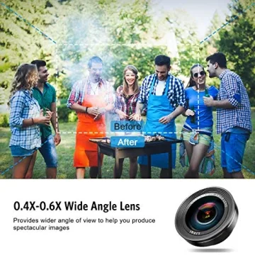 Criacr 3-in-1 Smartphone Lens Kit for Enhanced Photography