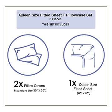 Ambesonne Geometric Fitted Sheet & Pillow Sham Set, Diagonal Checkered Pattern with Squares on Orange Background Modern Geometrical, Decorative Printed 3 Piece Bedding Decor Set, Queen, Orange