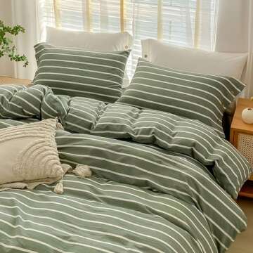 JELLYMONI Twin Duvet Cover - 100% Cotton Soft Comforter