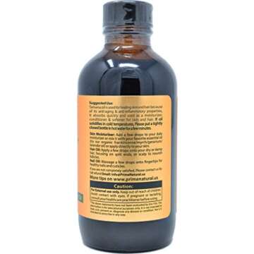 Prime Natural Organic Tamanu Oil - USDA Certified, 100% Pure, Cold Pressed, Unrefined, Virgin (4oz / 120ml) for Face, Hair & Skin Care - Natural Moisturizer