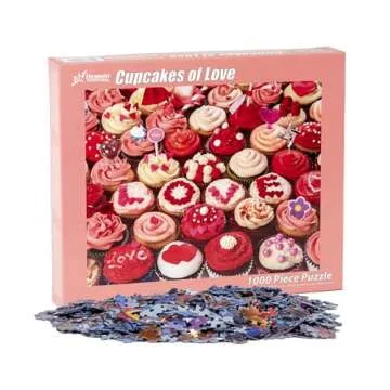 Vermont Christmas Company Cupcakes of Love Jigsaw Puzzle 1000 Piece