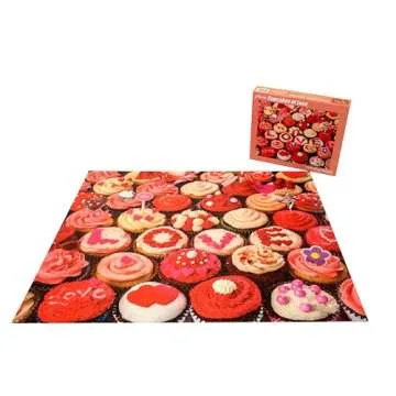 Vermont Christmas Company Cupcakes of Love Jigsaw Puzzle 1000 Piece