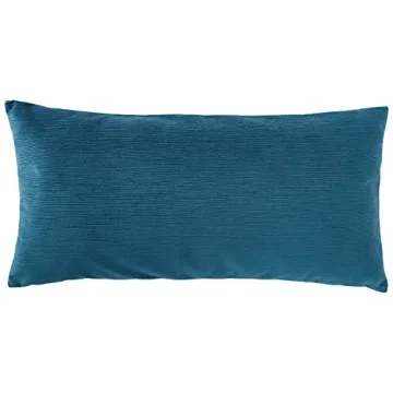 Stylish Azure Velvet Decorative Pillow for Modern Home