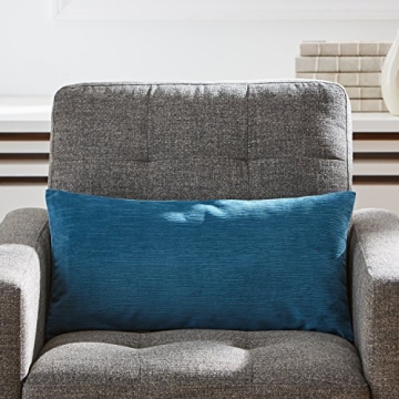 Stylish Azure Velvet Decorative Pillow for Modern Home