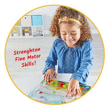 hand2mind Colors & Shapes Sensory Pad, Occupational Therapy Toys, Fine Motor Toys, Toddler Sensory Toys, Sensory Water Mat, Sensory Play Therapy Toys, Calming Toys for Kids, Calm Down Corner Supplies