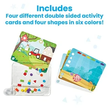 hand2mind Colors & Shapes Sensory Pad for Kids