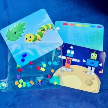 hand2mind Colors & Shapes Sensory Pad for Kids