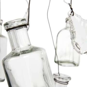 Hanging Glass Vases by Creative Co-Op - Elegant Decor