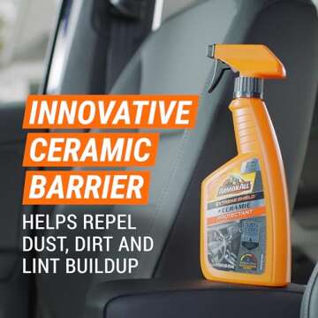 Armor All Extreme Shield Protectant Spray , Interior Car Cleaner with UV Protection Against Cracking and Fading, 16 Fl Oz