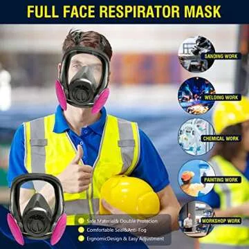 Quality Large Full Face Respirator Mask with Filters