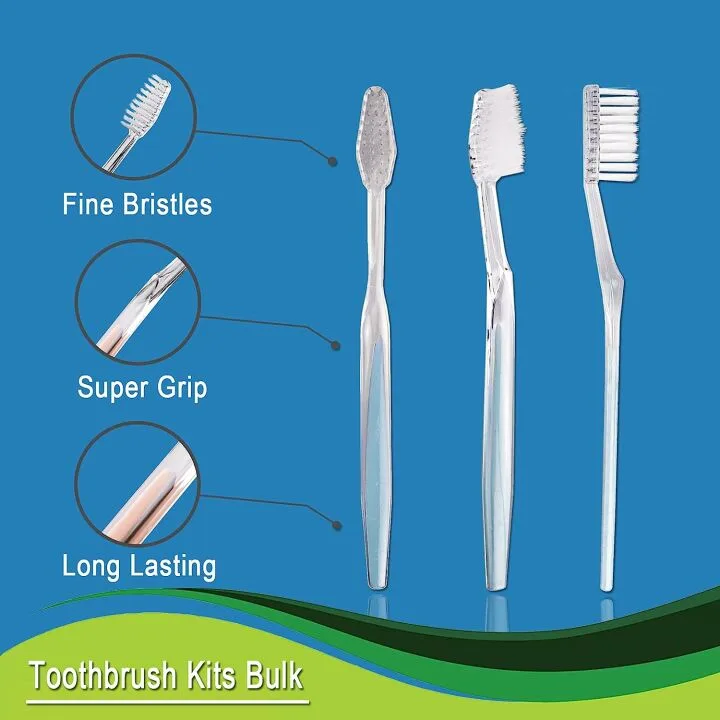 60Pack Disposable Toothbrushes with Toothpaste