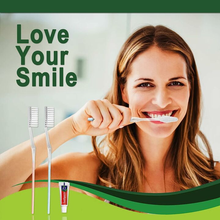 60Pack Disposable Toothbrushes with Toothpaste