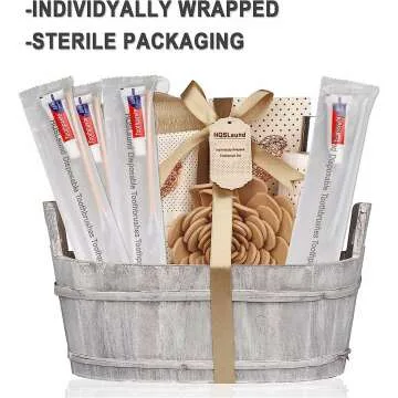 60Pack Disposable Toothbrushes with Toothpaste