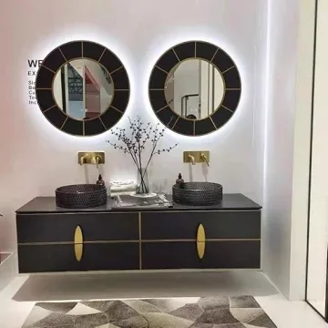 Lovedima Black Glass Vessel Sink for Elegant Bathrooms