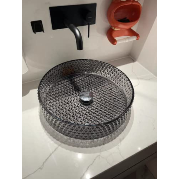 Lovedima Black Glass Vessel Sink for Elegant Bathrooms