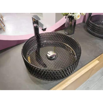 Lovedima Black Glass Vessel Sink for Elegant Bathrooms