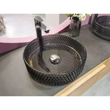 Lovedima Black Glass Vessel Sink for Elegant Bathrooms