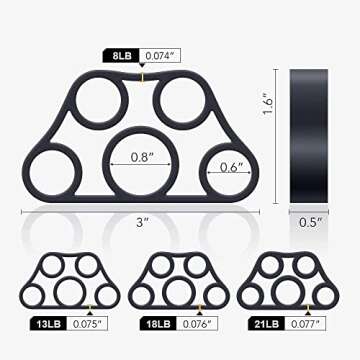 4 Pack Hand Strengthener for All Fitness Levels