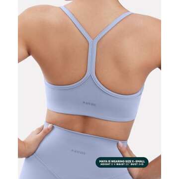 PAVOI ACTIVE Yoga Racerback Bras - Buttery Soft Low Support