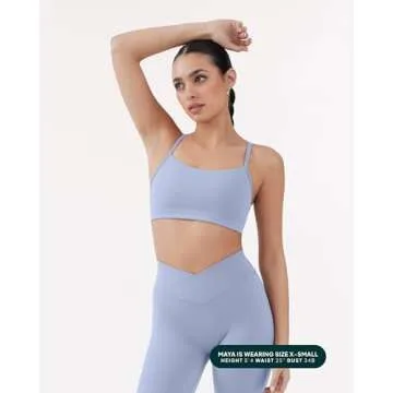 PAVOI Yoga Racerback Bra - Soft & Supportive Fitness Wear