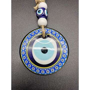 Blue Evil Eye Hanging Decoration Turkish Lucky Wall Car Amulet Pendant Home Protection Decor Ornamen...