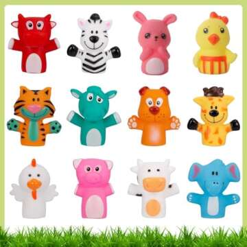 Easter Eggs & Animal Finger Puppets for Celebrations