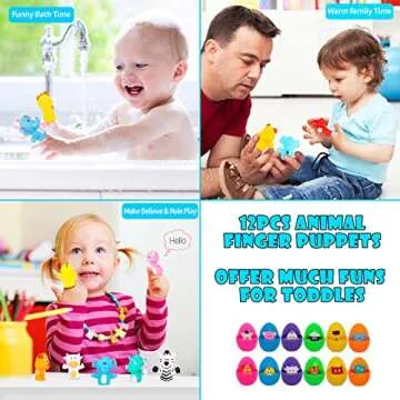 Easter Eggs & Animal Finger Puppets for Celebrations