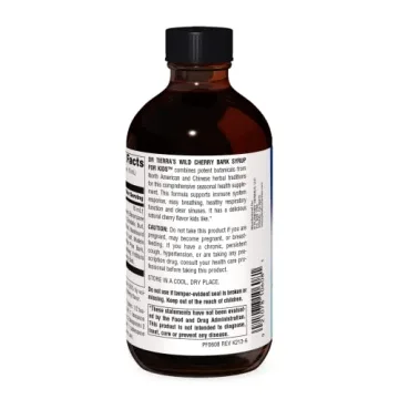 Wild Cherry Bark Syrup for Kids - Natural Cough Relief