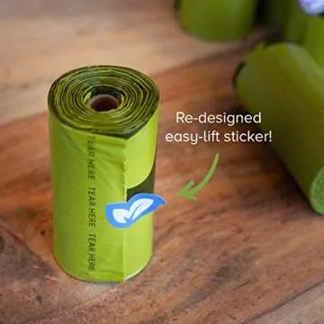 Earth Rated Dog Poo Bags - 120 Extra Thick Poop Bags For Dogs- Each Unscented Doggy Waste Bag Measures 22.8 x33cm