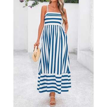 Stunning PRETTYGARDEN Summer Dress 2025 - Beach Maxi Dress with Floral Designs