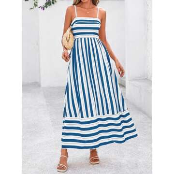 PRETTYGARDEN Summer Maxi Dress for Women - Beach Ready