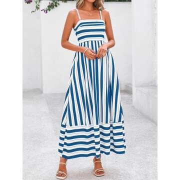 PRETTYGARDEN Summer Maxi Dress for Women - Beach Ready