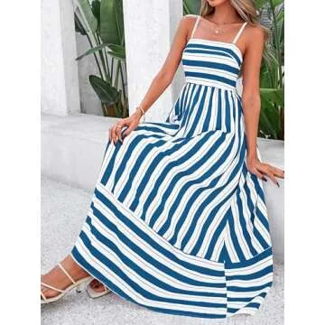 PRETTYGARDEN Summer Maxi Dress for Women - Beach Ready