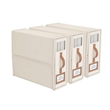 BigPonPon Linen Closet Organizers for King and Queen Sizes