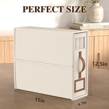 BigPonPon Linen Closet Organizers for King and Queen Sizes