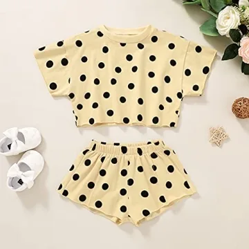 Charming Leopard Print Toddler Summer Outfit Set for Girls
